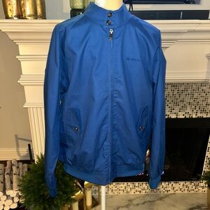 NWT Ben Sherman Signature Harrington Jacket in a True Blue Color Sz M